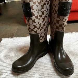 Coach | Shoes | Coach Rain Boots | Poshmark